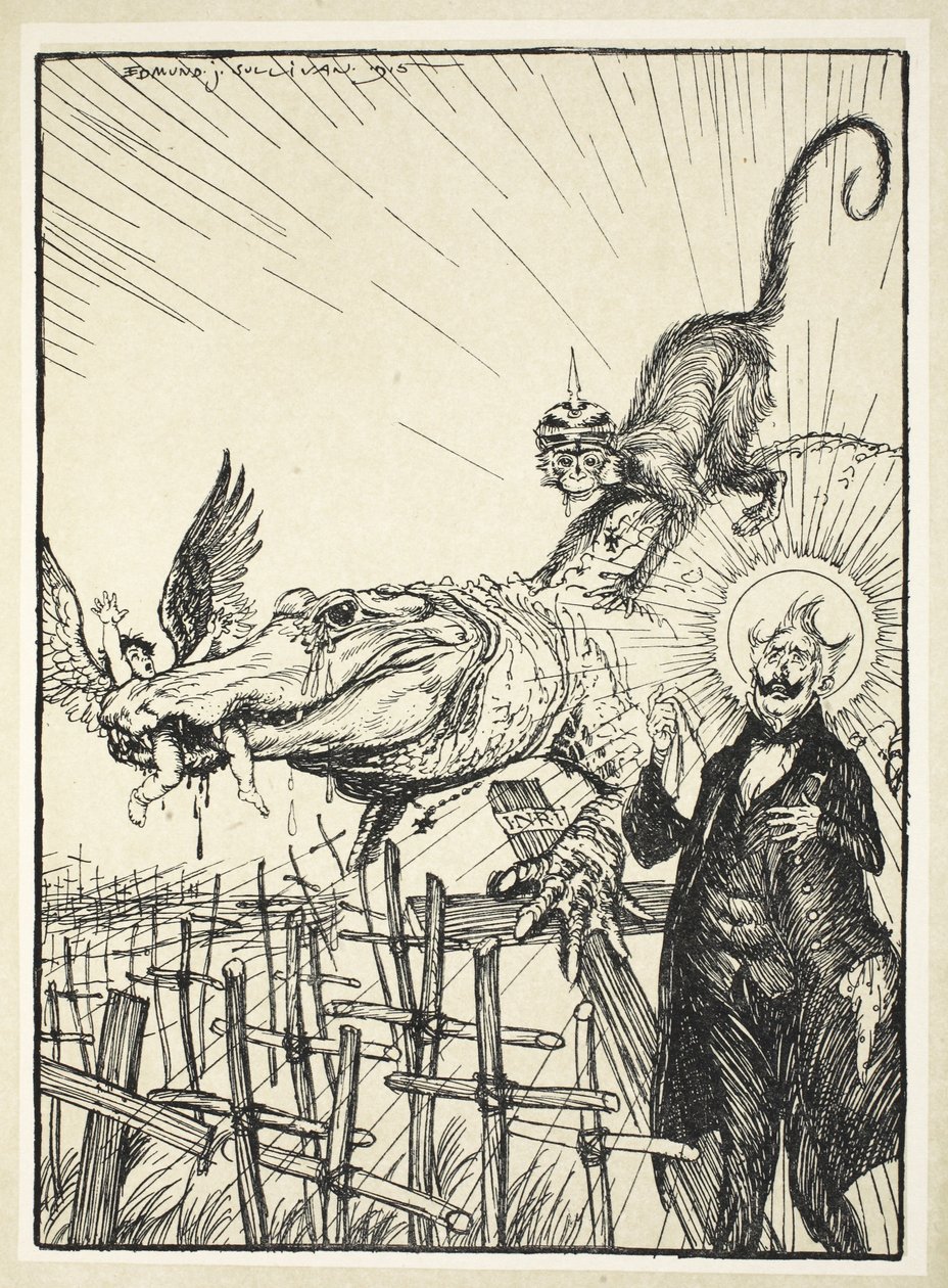 Lacrime di coccodrillo, illustrazione da The Kaiser
