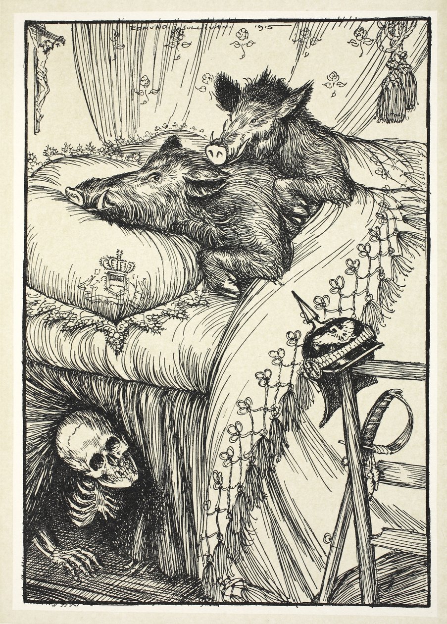 Il Letto Belga da Edmund Joseph Sullivan