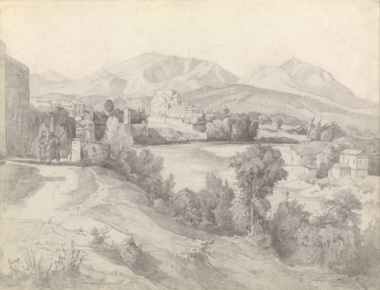 Veduta di Benevento da Edmund Kanoldt