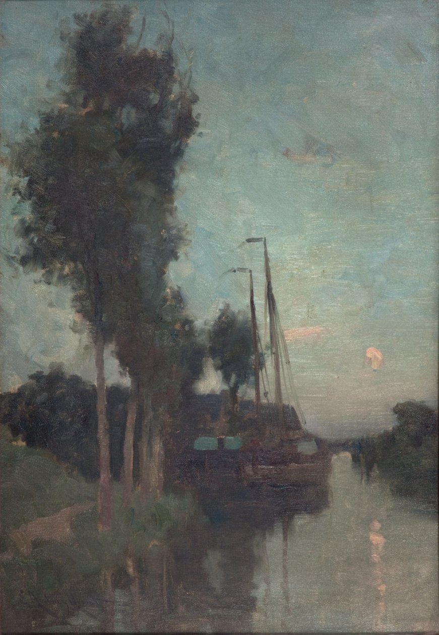 Sera in Olanda (olio su tela) da Edmund Aubrey Hunt