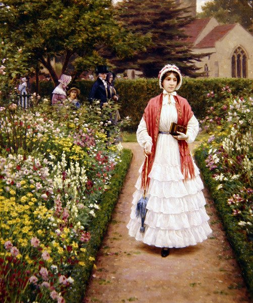 Dopo il servizio da Edmund Blair Leighton