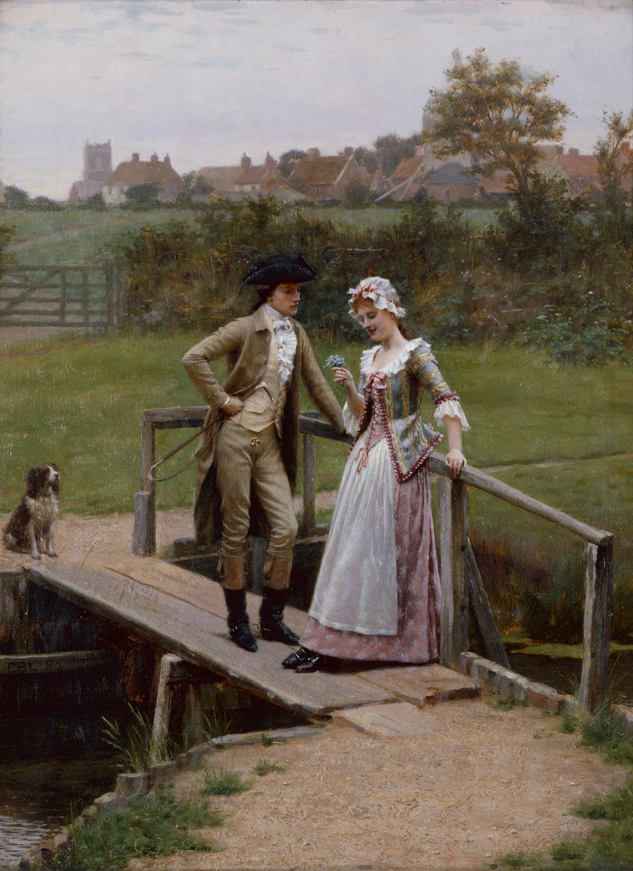 Non ti scordar di me da Edmund Blair Leighton