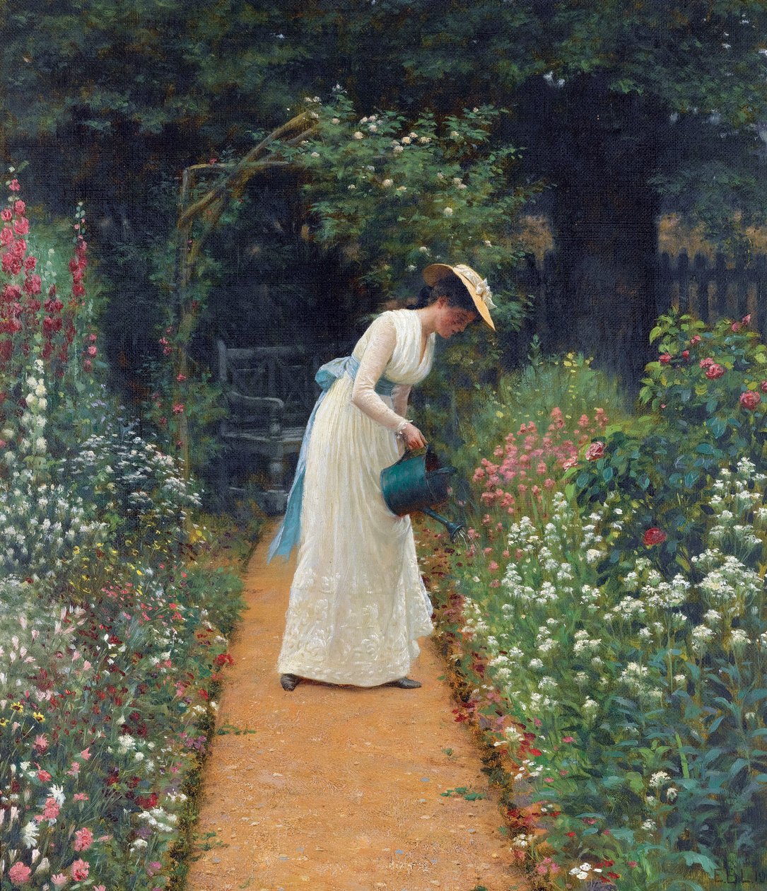 Il giardino della mia signora da Edmund Blair Leighton
