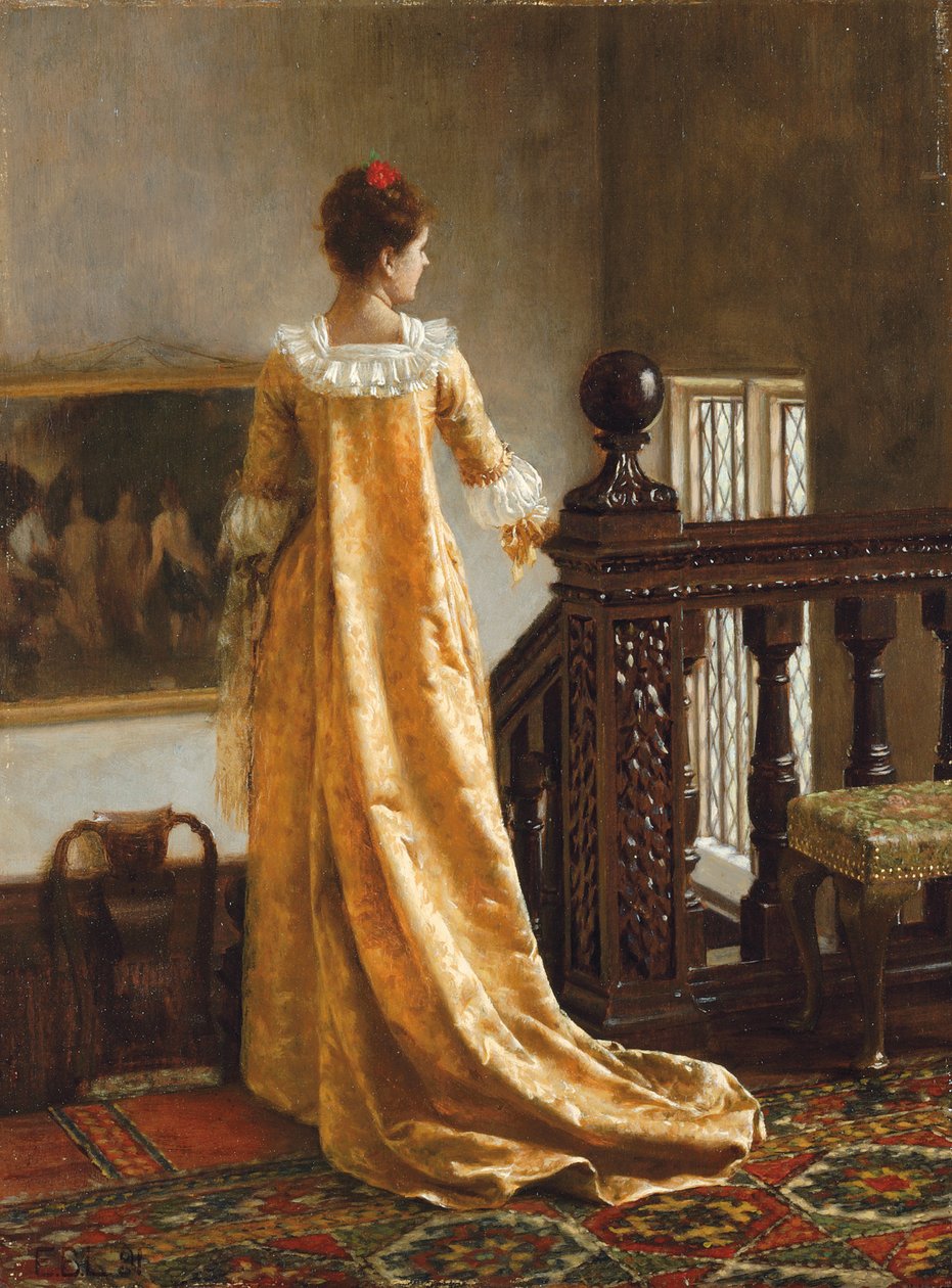 Il Treno Dorato, 1891 da Edmund Blair Leighton