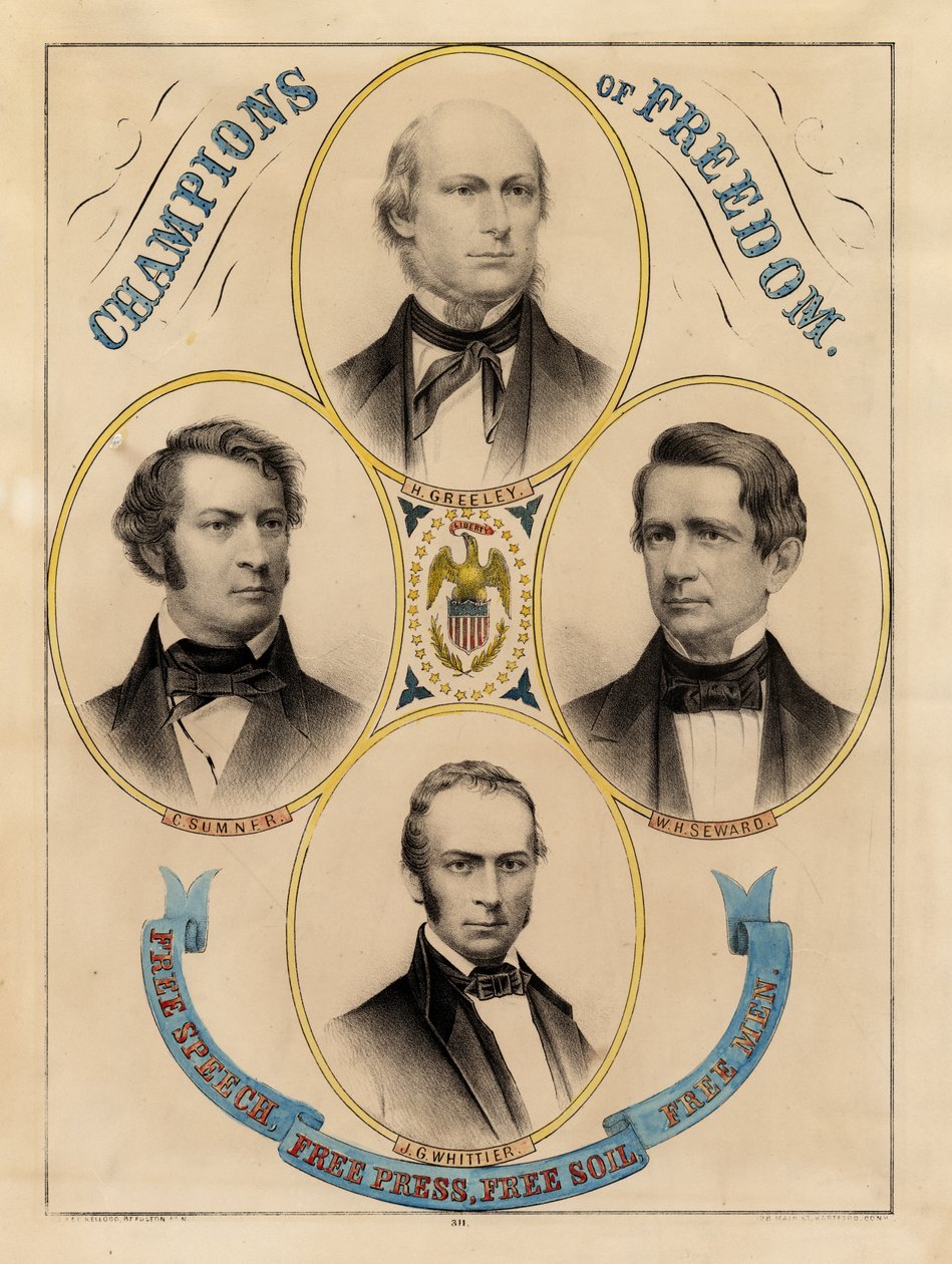 Campioni di libertà, libertà di parola, libertà di stampa, libertà del suolo, uomini liberi da Edmund Burke Kellogg