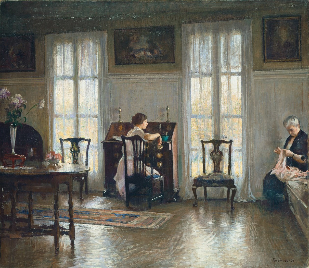 Madre e Maria, 1922 da Edmund Charles Tarbell