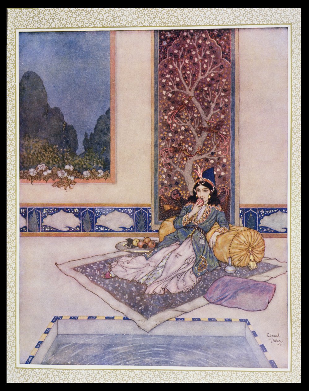 Una Principessa che Mangia Frutta da Edmund Dulac