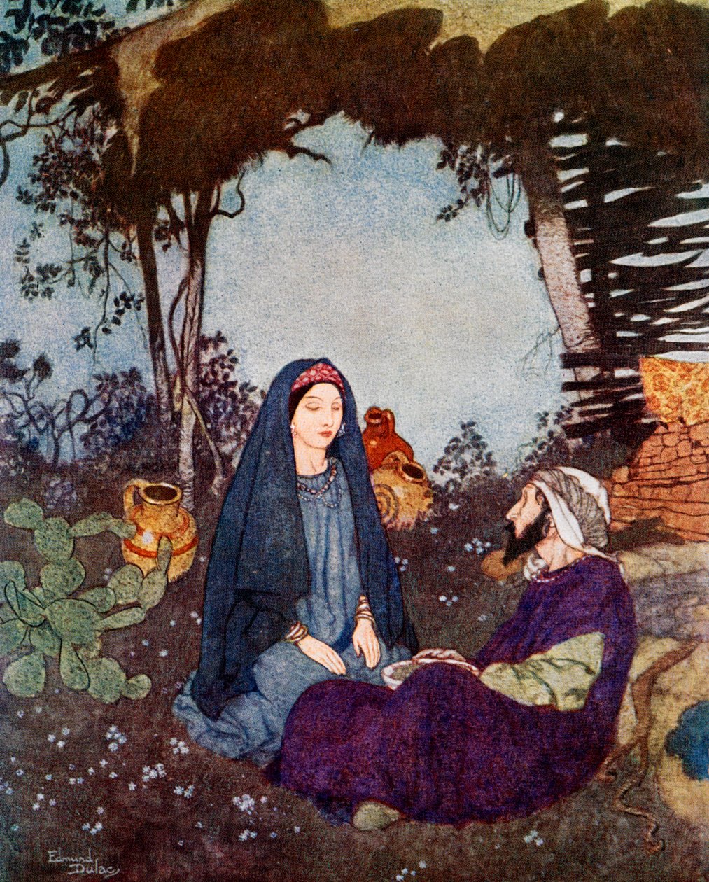 Se il deserto fosse la mia casa, allora lascerei che il mondo passasse da Edmund Dulac