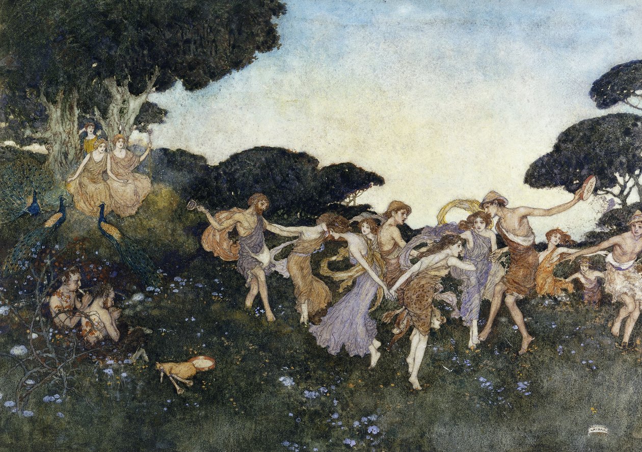 Scena da La Tempesta da Edmund Dulac
