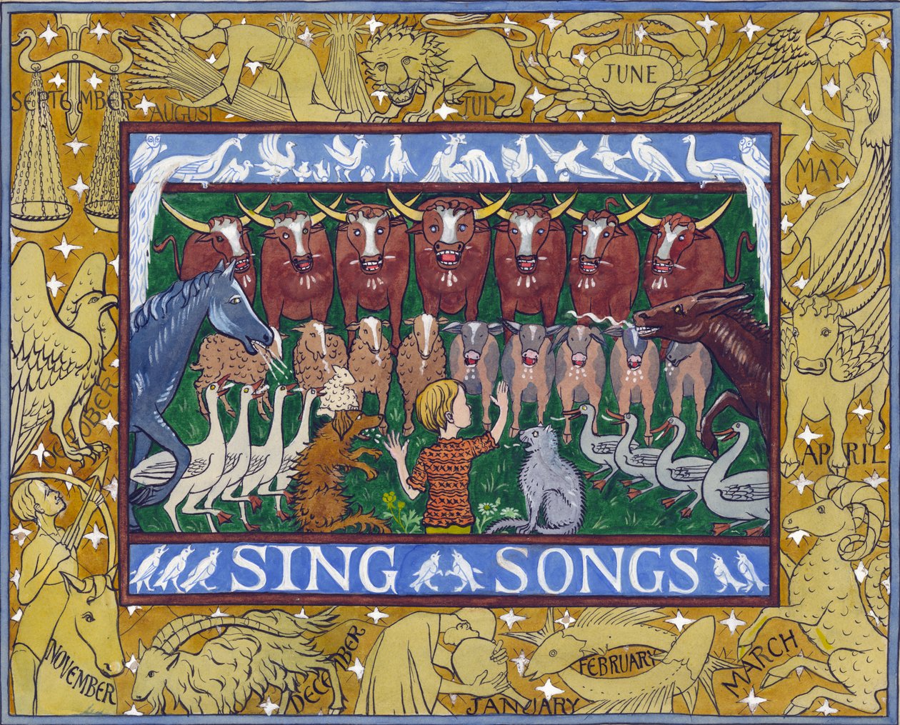 Canta canzoni, c.1935 da Edmund Hunter