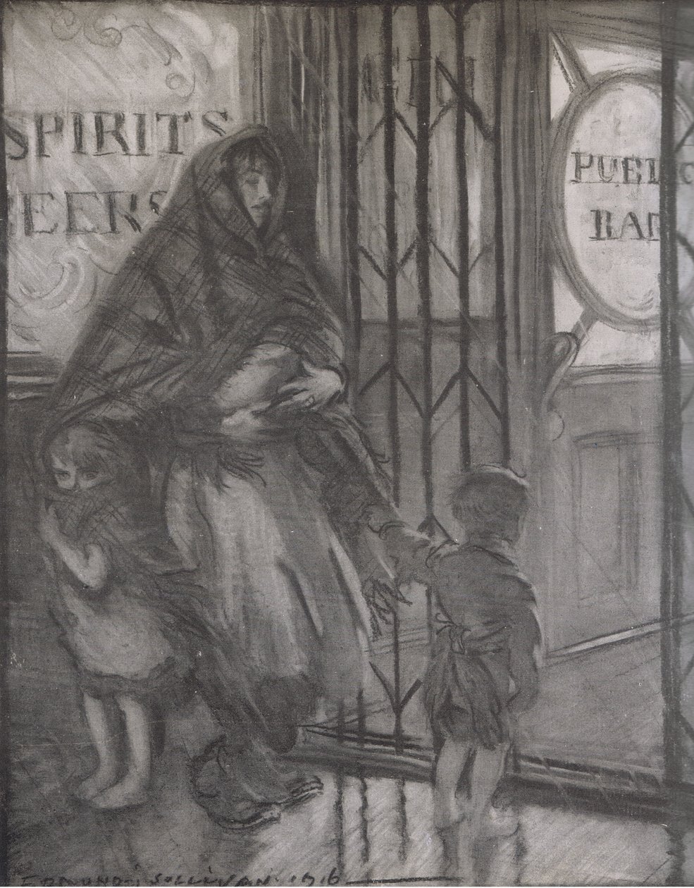 La porta della taverna, Bibbys Annual da Edmund Joseph (after) Sullivan