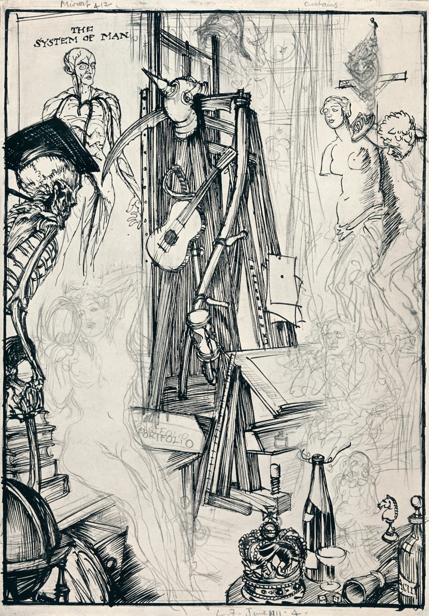 Il vignettista - Fase IV, c1920 da Edmund Joseph Sullivan