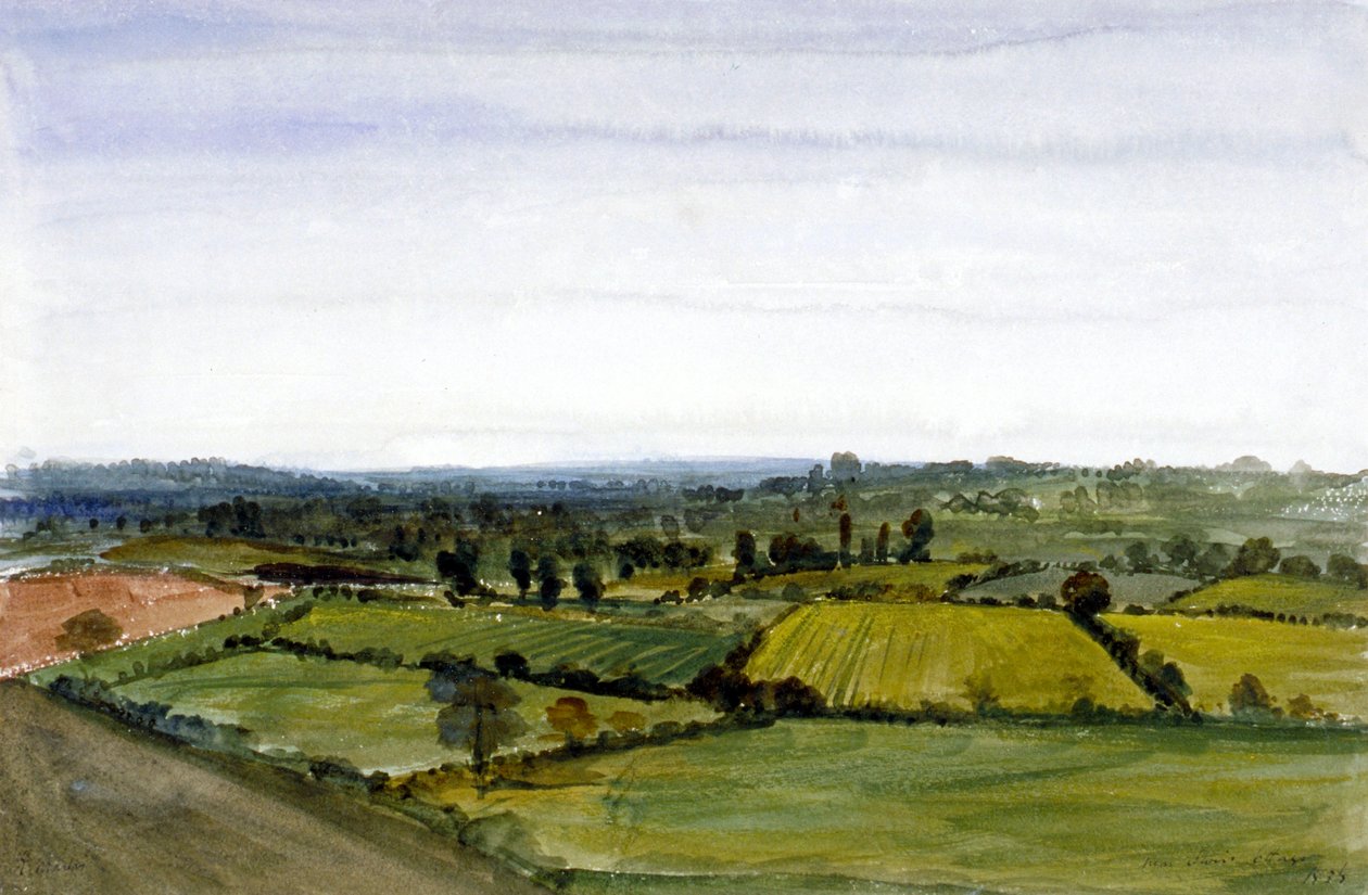 Vista di Swiss Cottage, Hampstead, Londra, 1836 da Edmund Marks