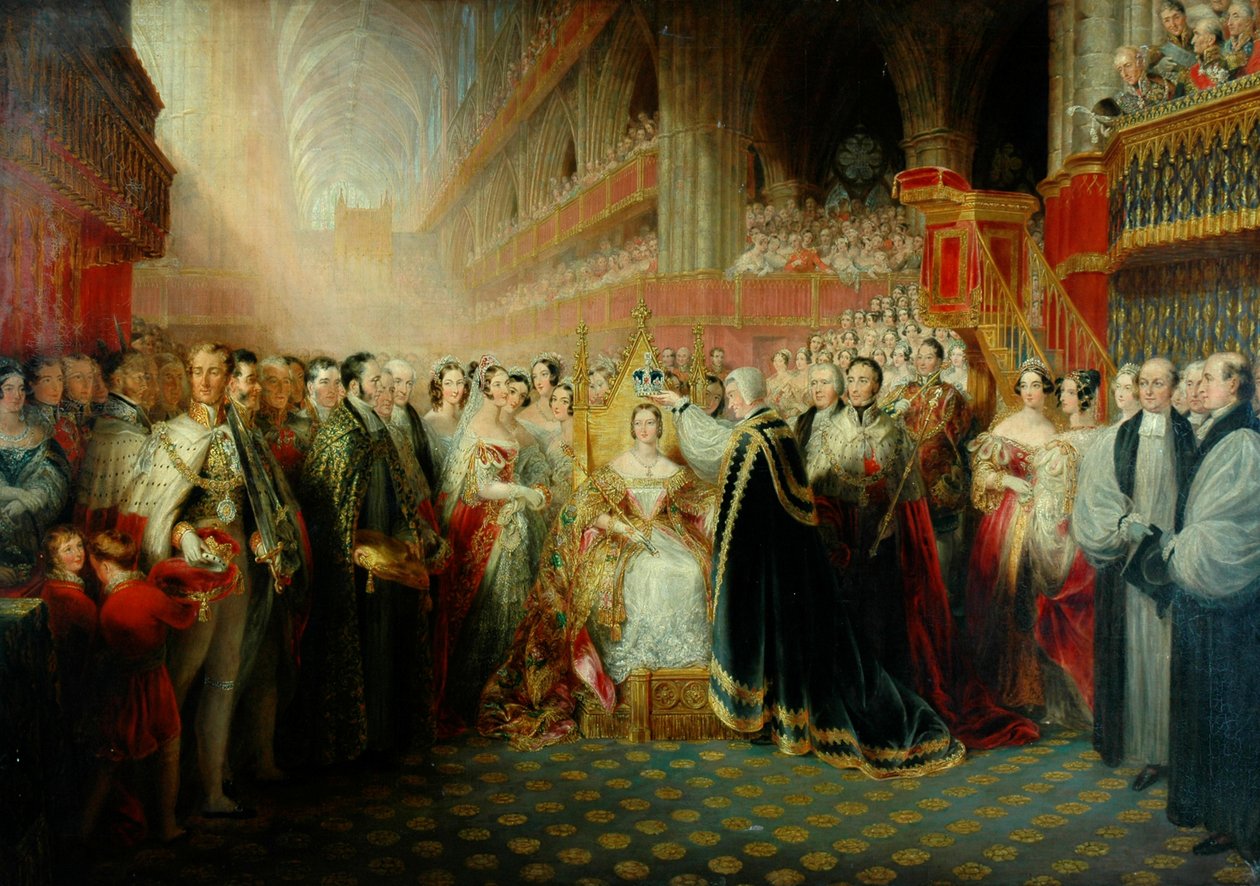 Incoronazione della Regina Vittoria da Edmund Thomas Parris