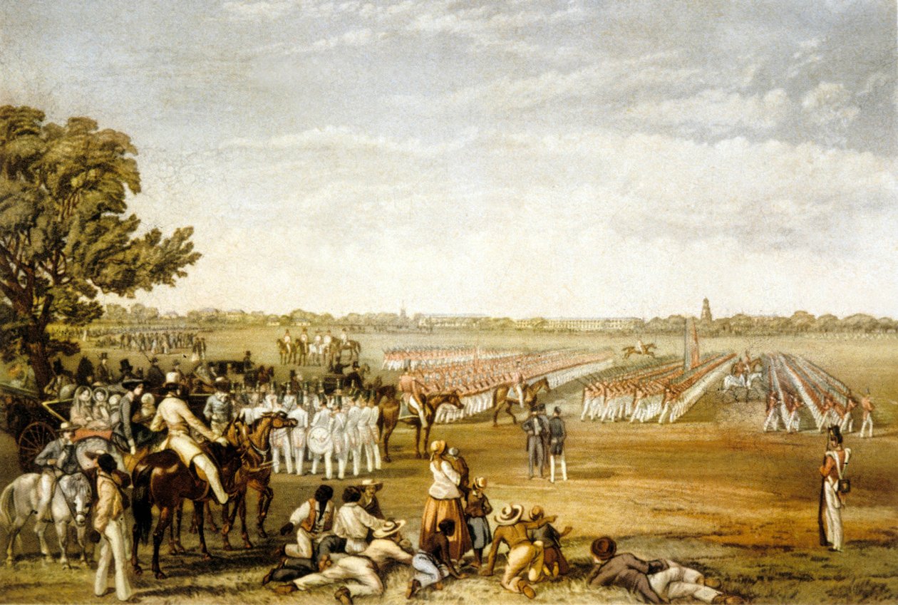 Parata militare a Barbados da Edmund Walker