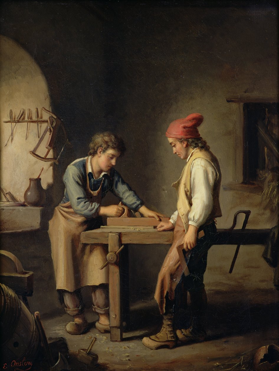 Il giovane apprendista, prima del 1903 da Edouard Amable Onslow