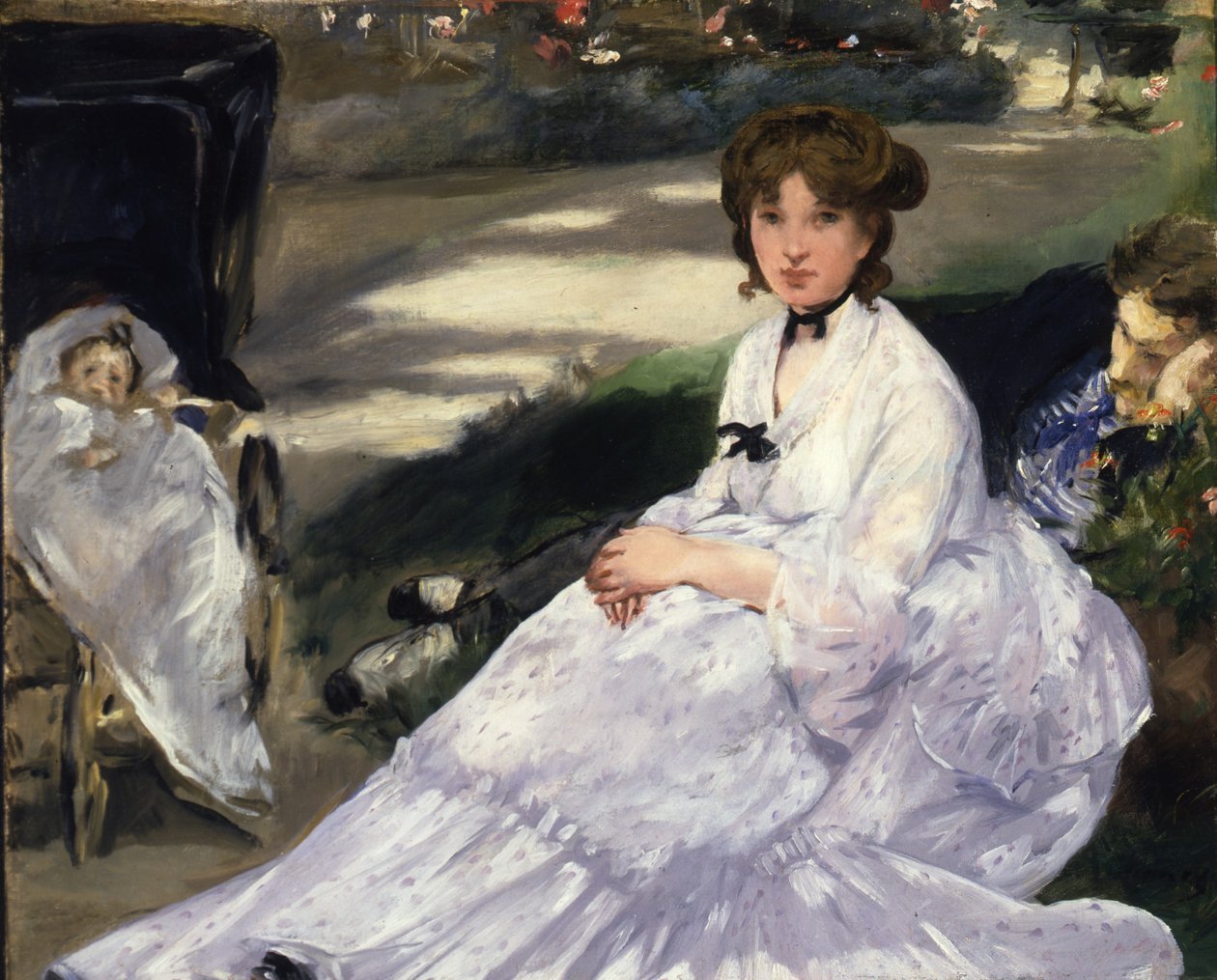 Au Jardin, 1870 da Édouard Manet