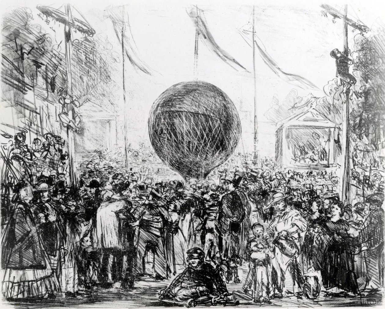 Il Pallone, 1862 da Édouard Manet