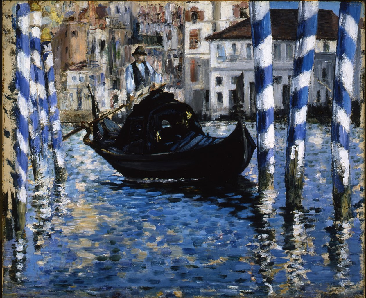 Il Canal Grande, Venezia, 1875 da Édouard Manet