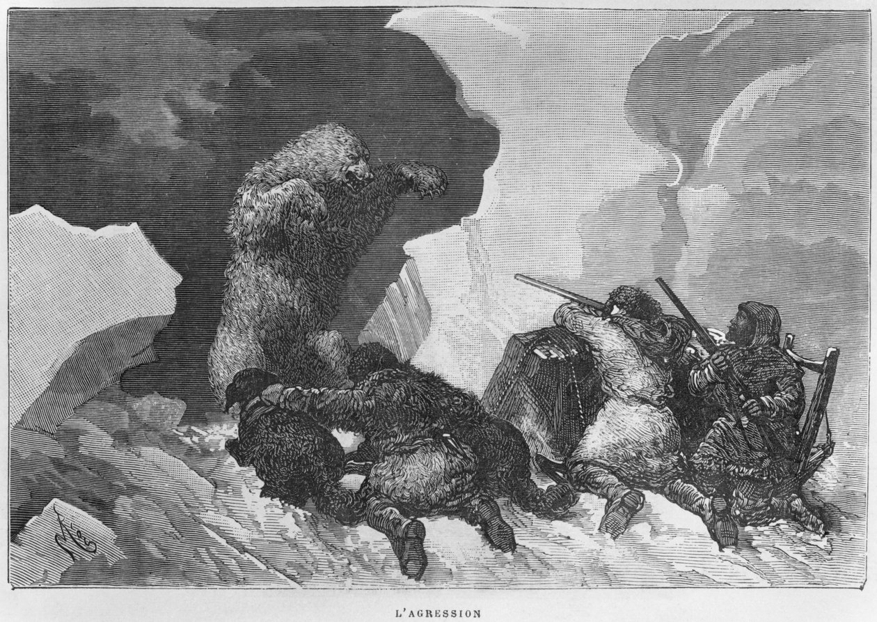 Attacco, illustrazione da 