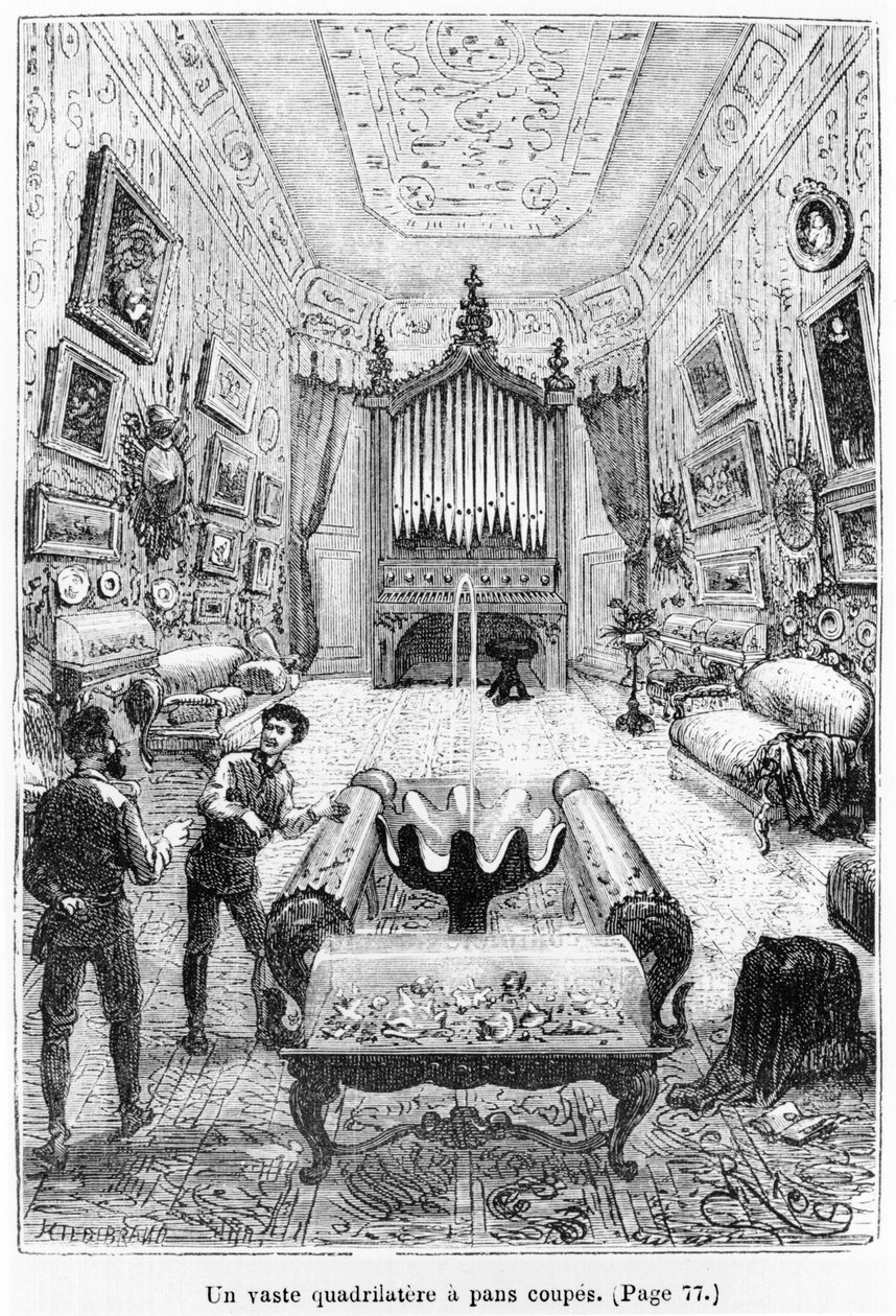 Interno del Nautilus, illustrazione da 