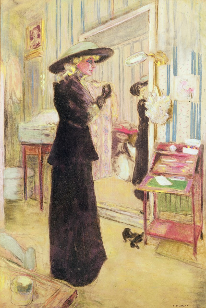 Charlotte Lysès, 1912 da Edouard Vuillard