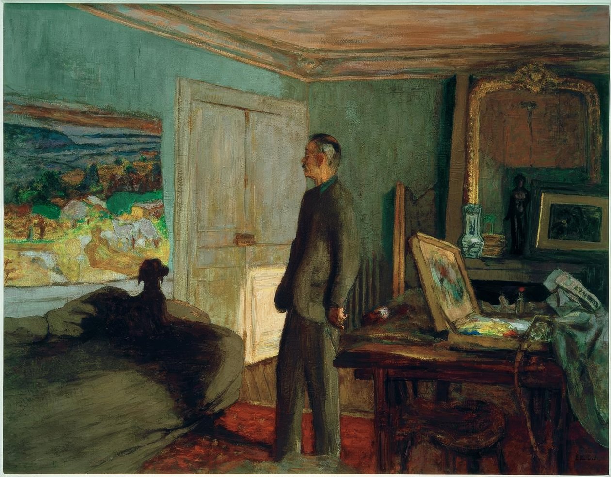 Bozzetto per il ritratto di Bonnard da Edouard Vuillard