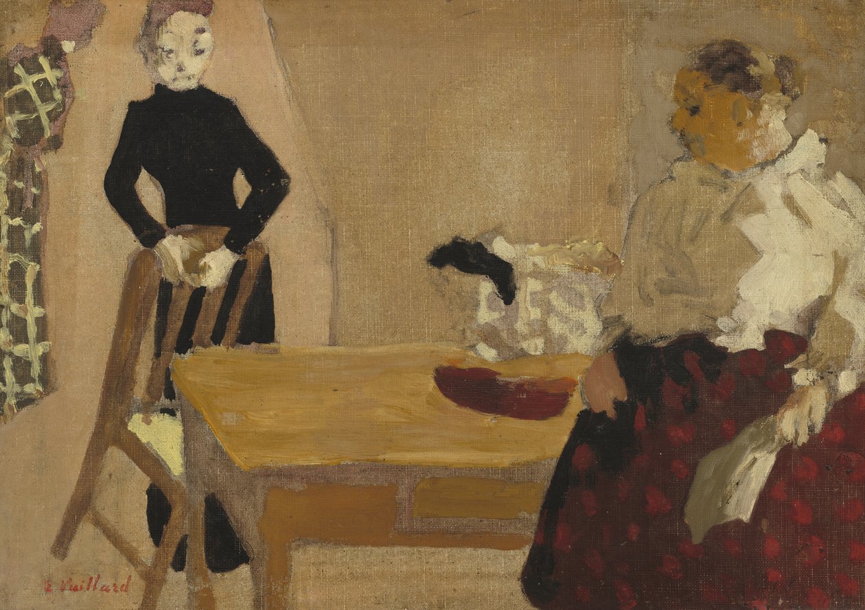 La conversazione, 1891 da Edouard Vuillard