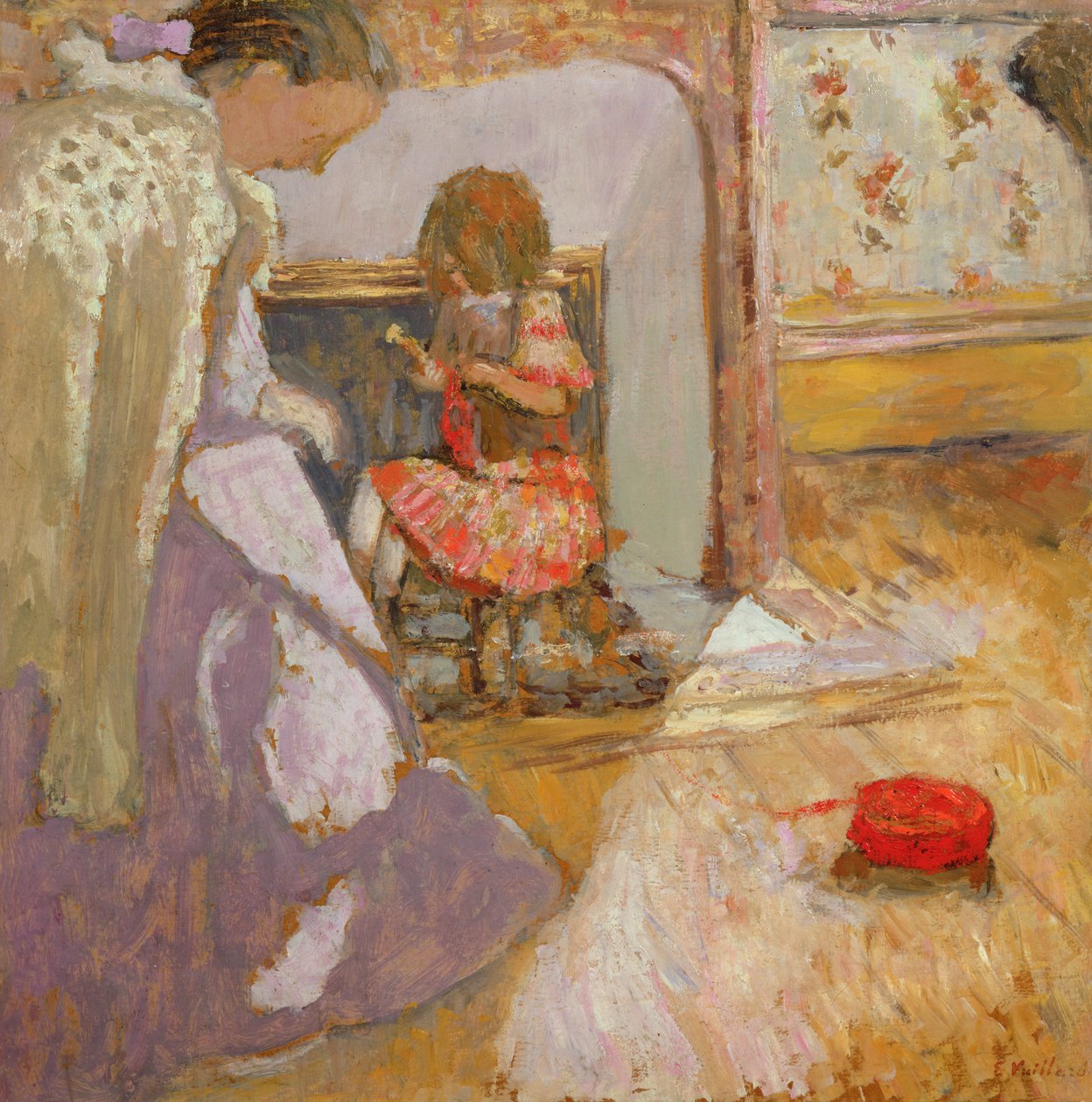 La palla rossa di lana, c.1903-05 da Edouard Vuillard