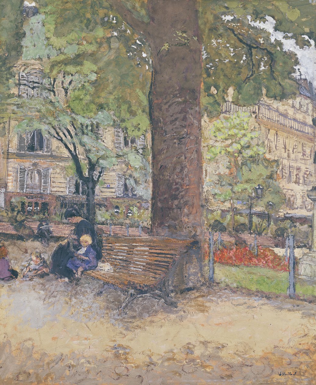 La piazza a Vintimille da Edouard Vuillard