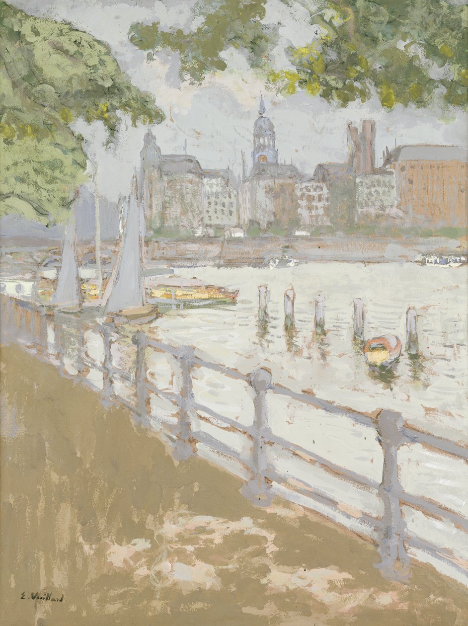 Veduta del Binnenalster, 1913 da Edouard Vuillard