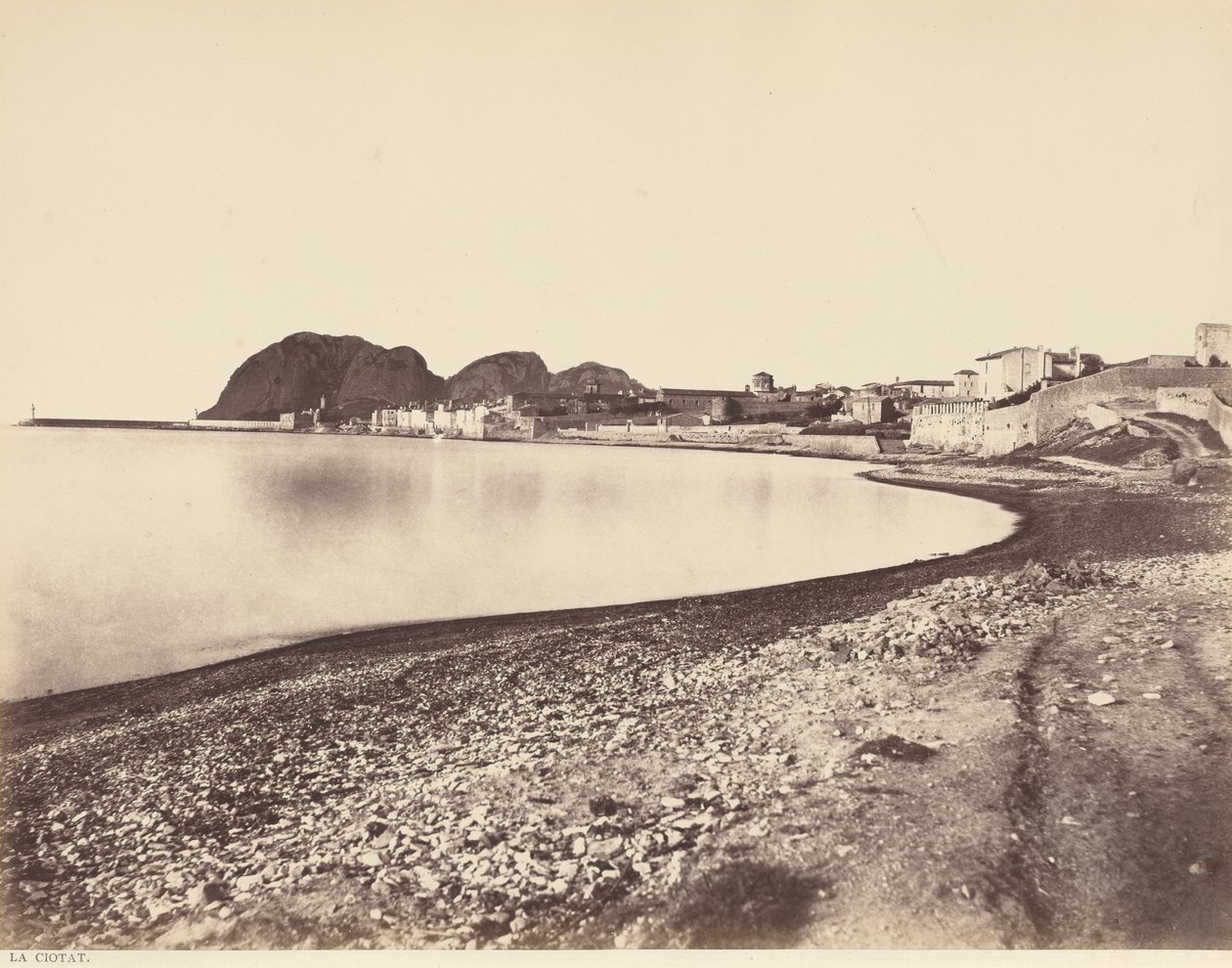 La Ciotat, 1860 circa (foto) da Edouard Denis Baldus