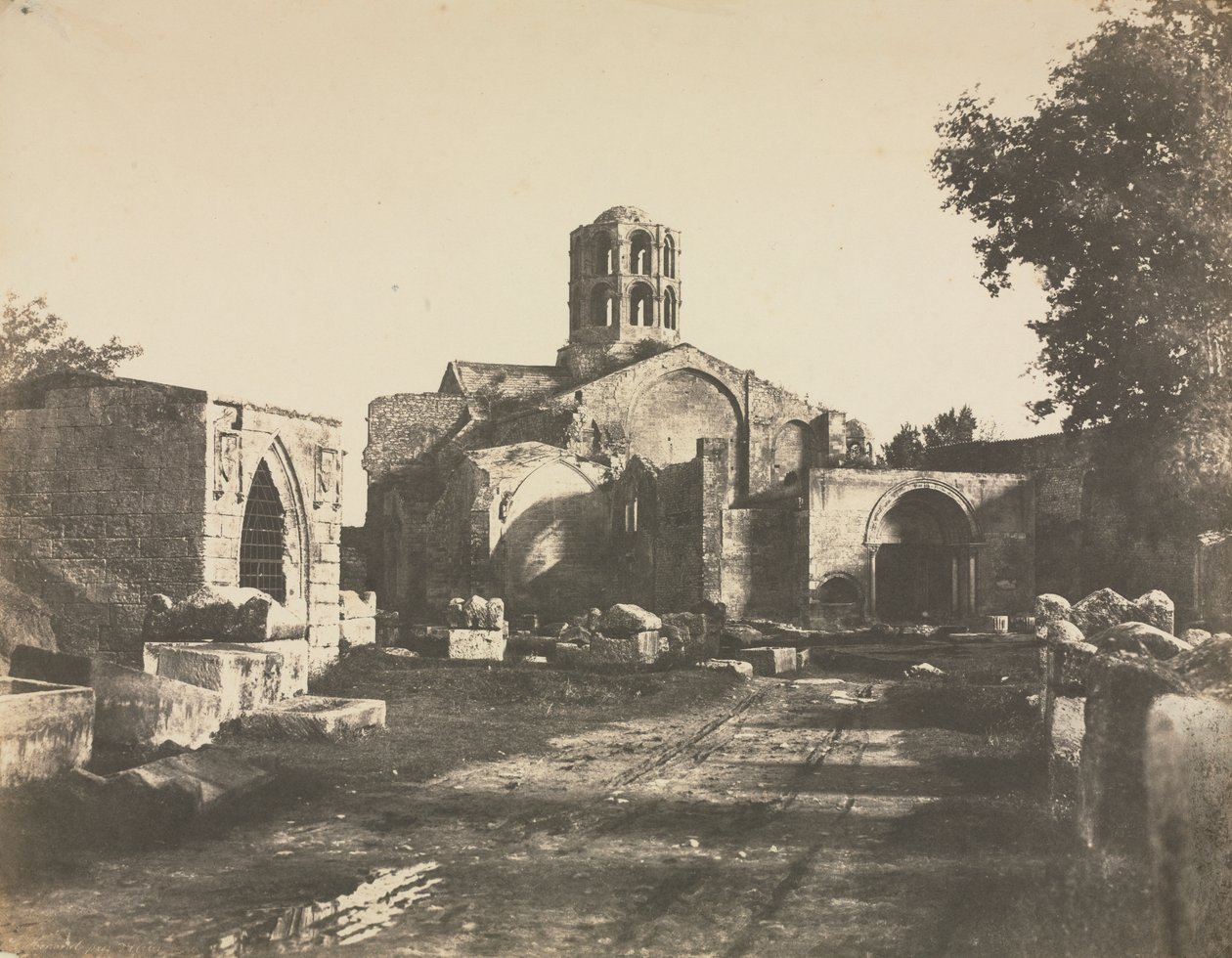 Saint-Honorat, vicino ad Arles da Edouard Denis Baldus