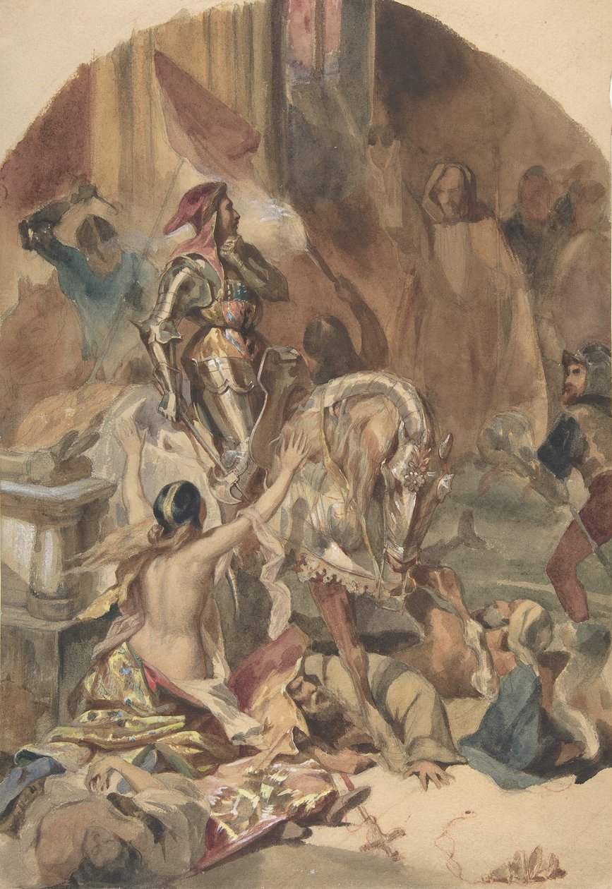 Massacro di Nesle 1472 da Édouard Alexandre Odier