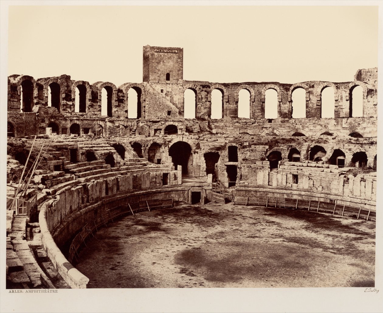 Arles, anfiteatro da Édouard Baldus