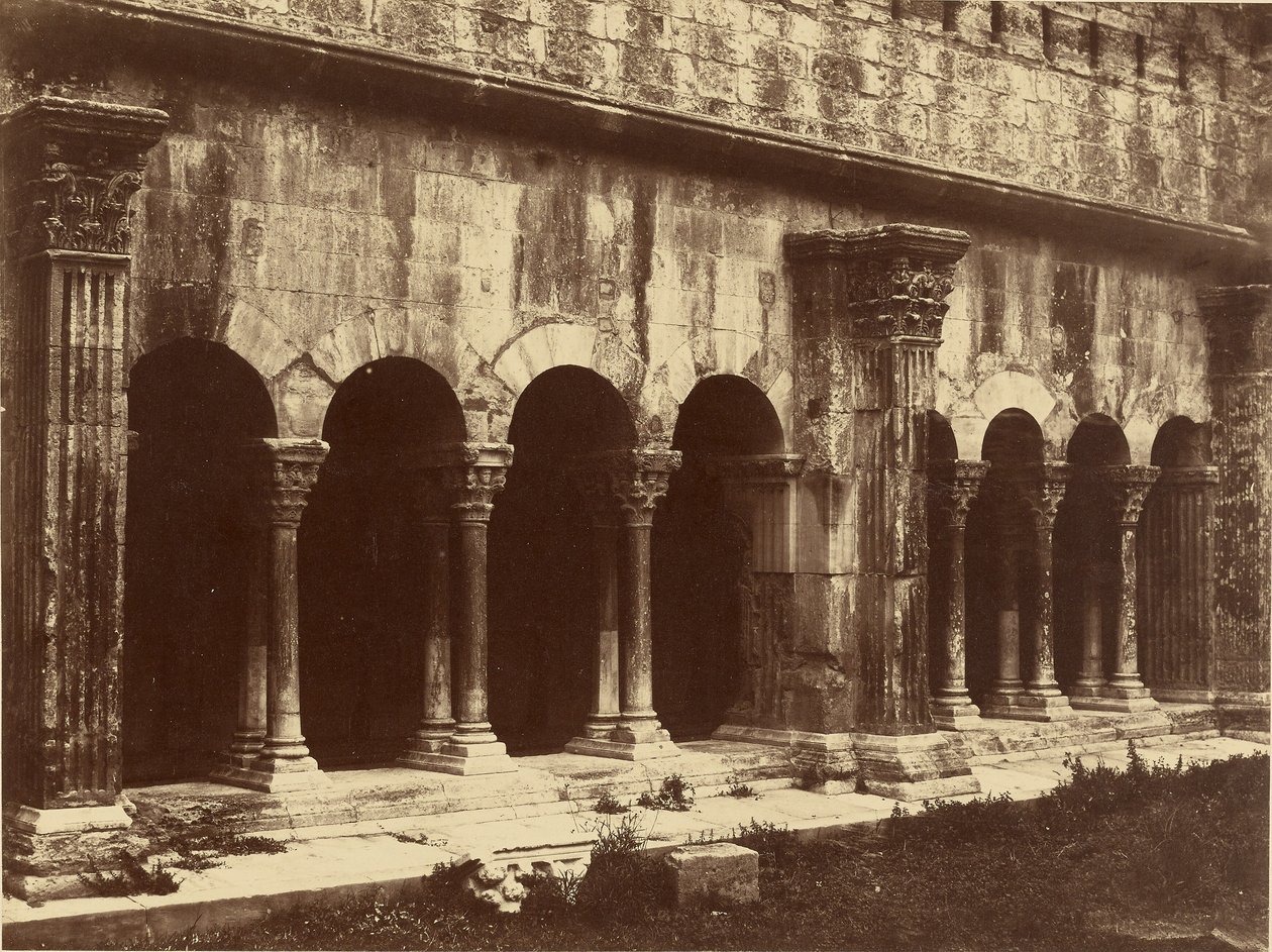Chiostro di San Trofimo, Arles da Édouard Baldus