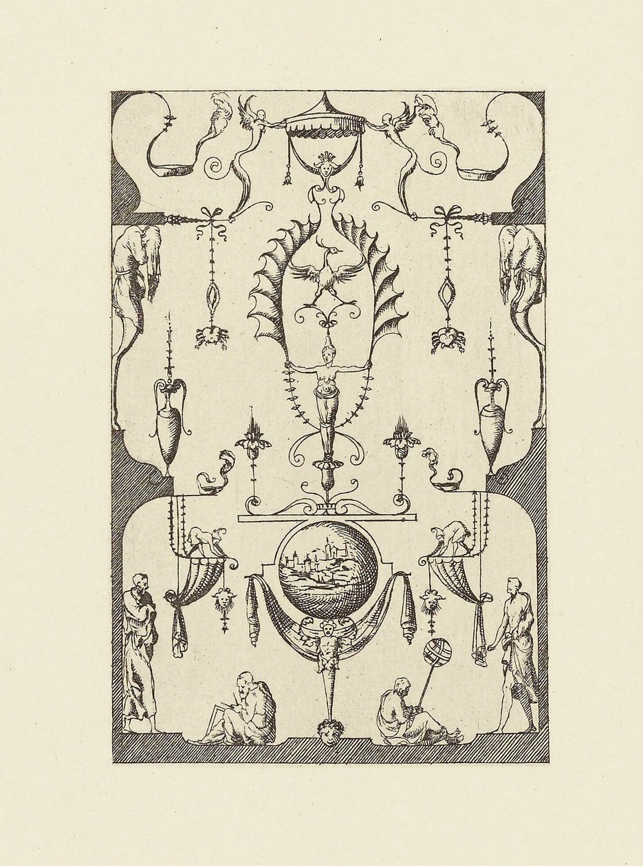 [Disegno da un dipinto antico] da Édouard Baldus