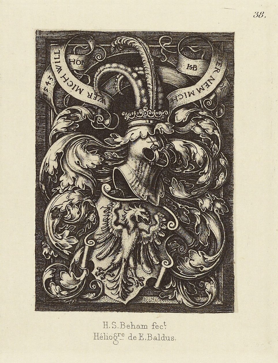 [Progetto di Hans Sebald Beham] da Édouard Baldus