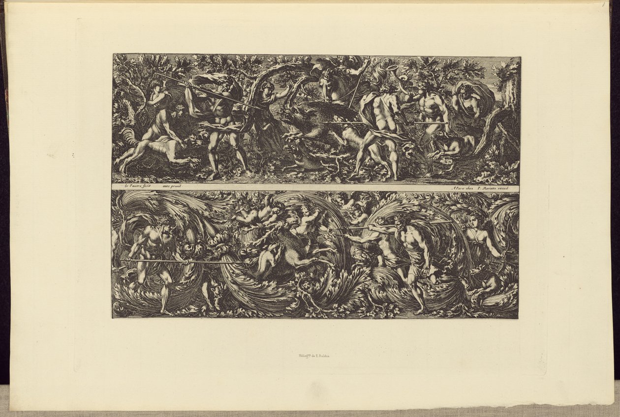 [Disegno di Jean le Pautre] da Édouard Baldus