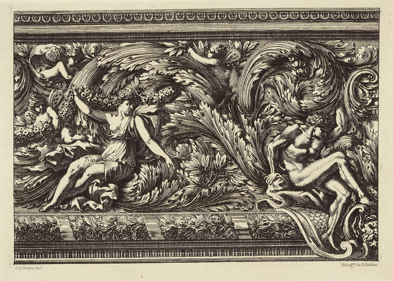 [Disegno di Jean le Pautre] da Édouard Baldus