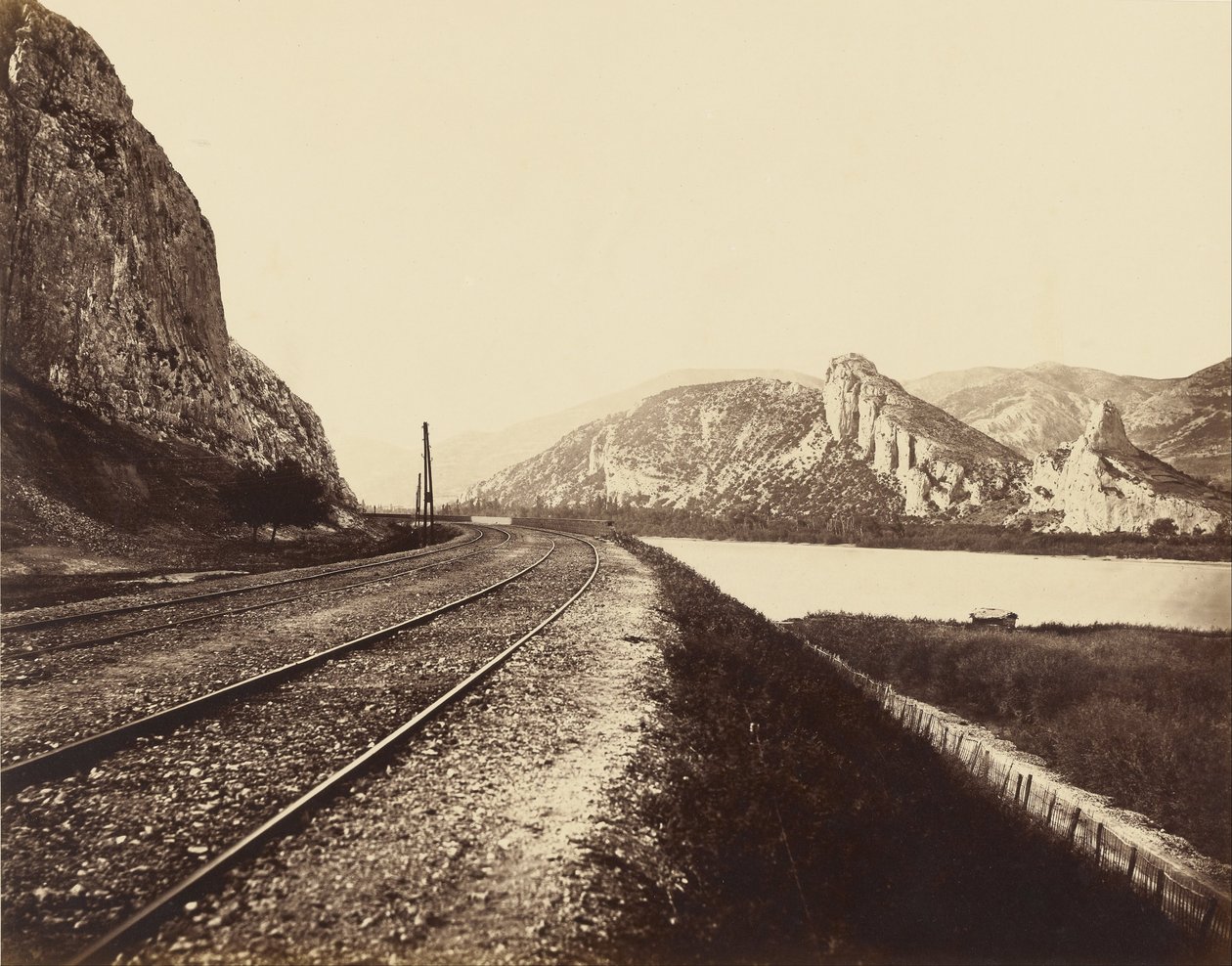 Ingresso al Passo di Donzère da Édouard Baldus