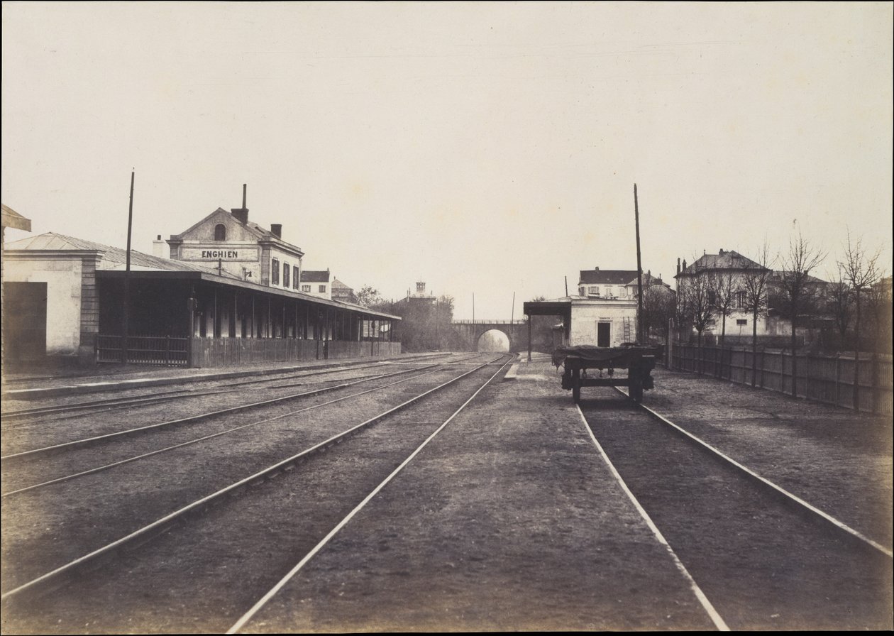 Stazione di Enghien da Édouard Baldus