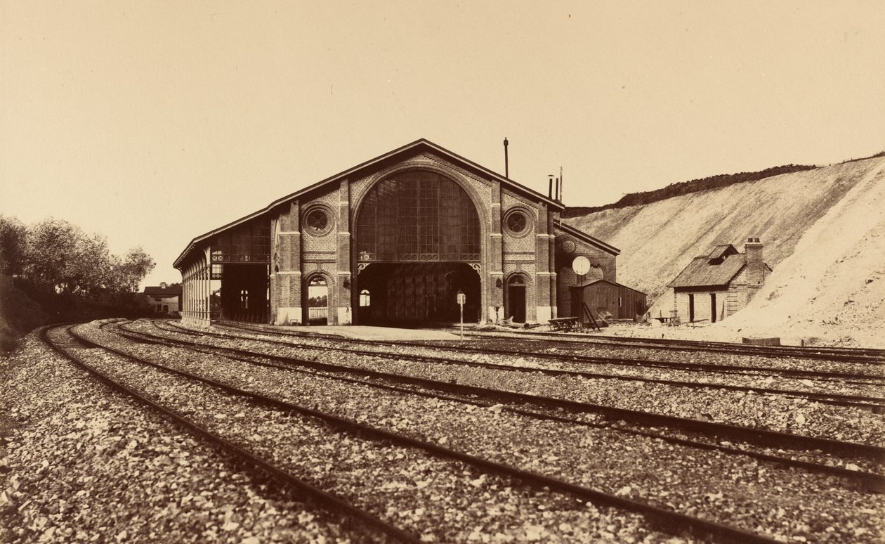 Stazione di Longueau da Édouard Baldus