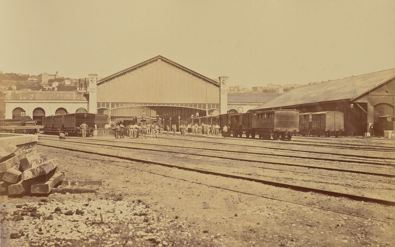Lione. Stazione di Perrache da Édouard Baldus
