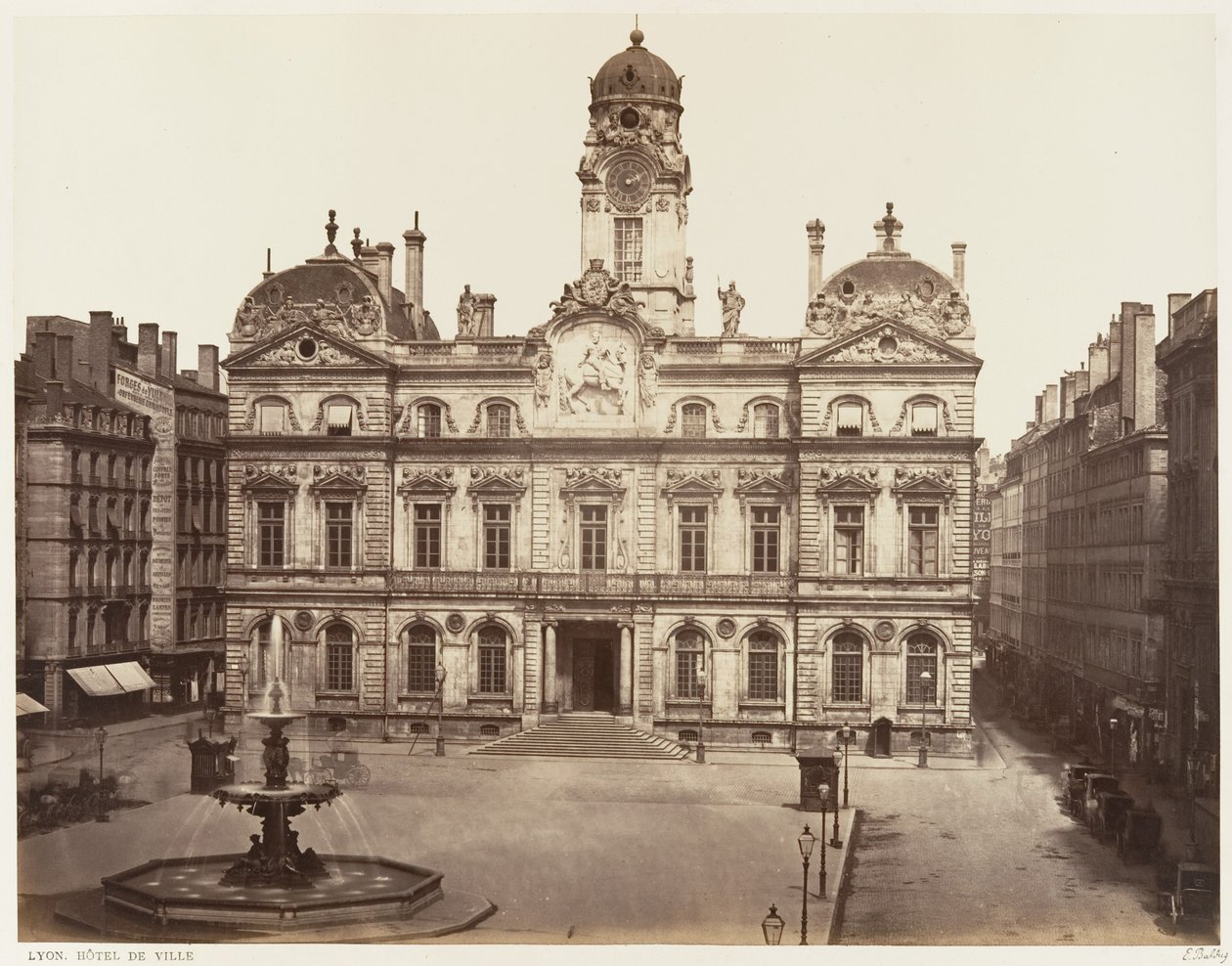 Lione, Municipio da Édouard Baldus
