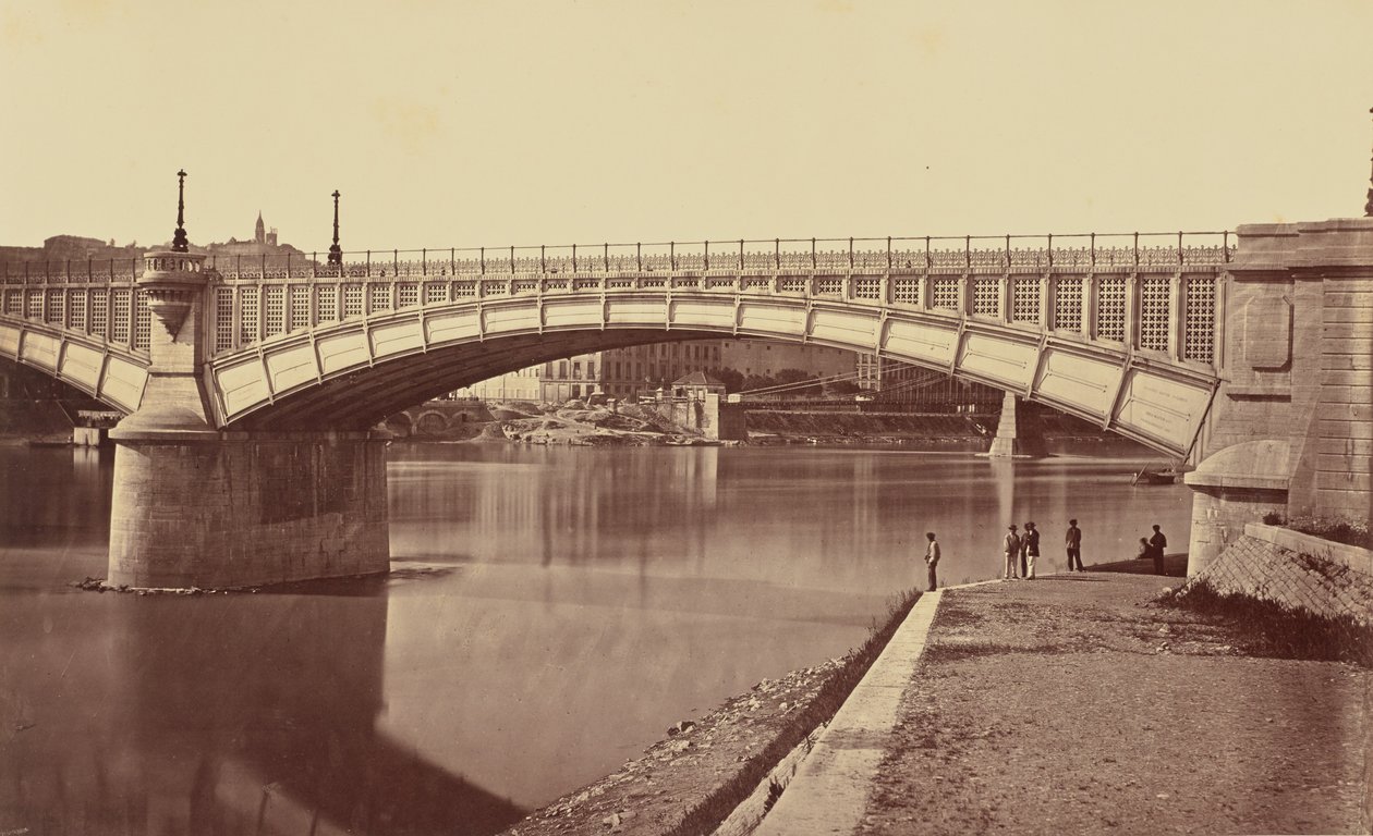 Lione. Viadotto del Rodano da Édouard Baldus