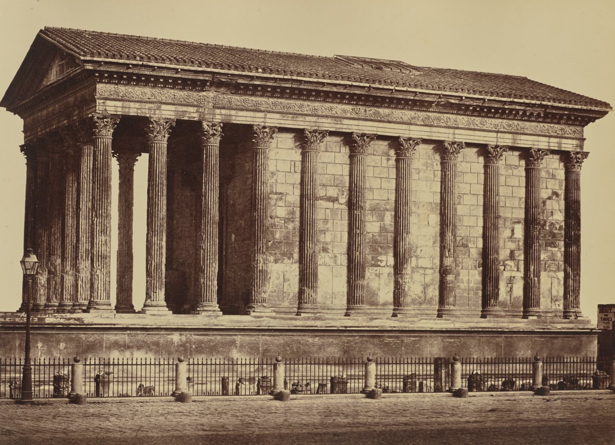 Nîmes. Maison Carrée da Édouard Baldus
