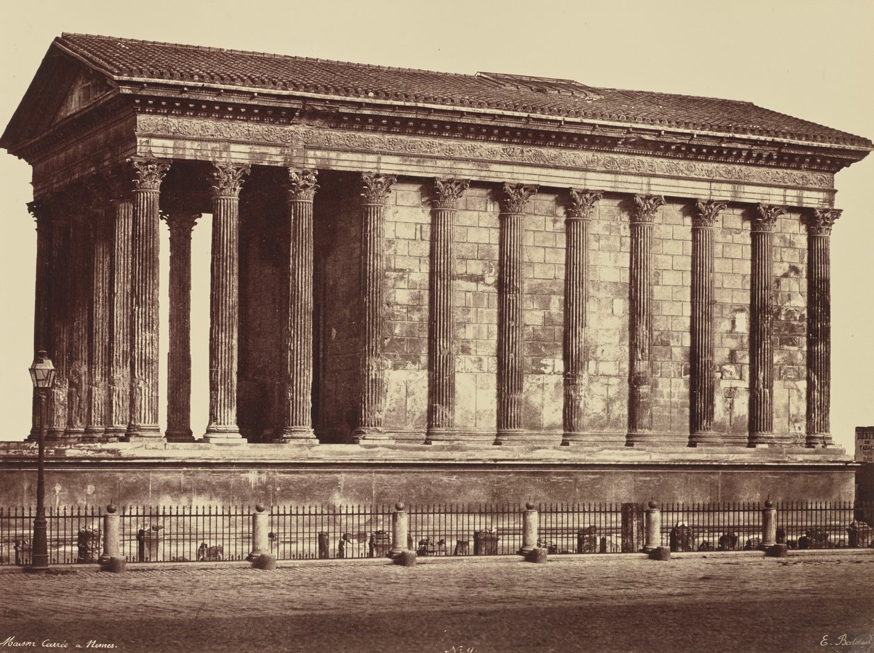 Nîmes. Maison Carrée da Édouard Baldus