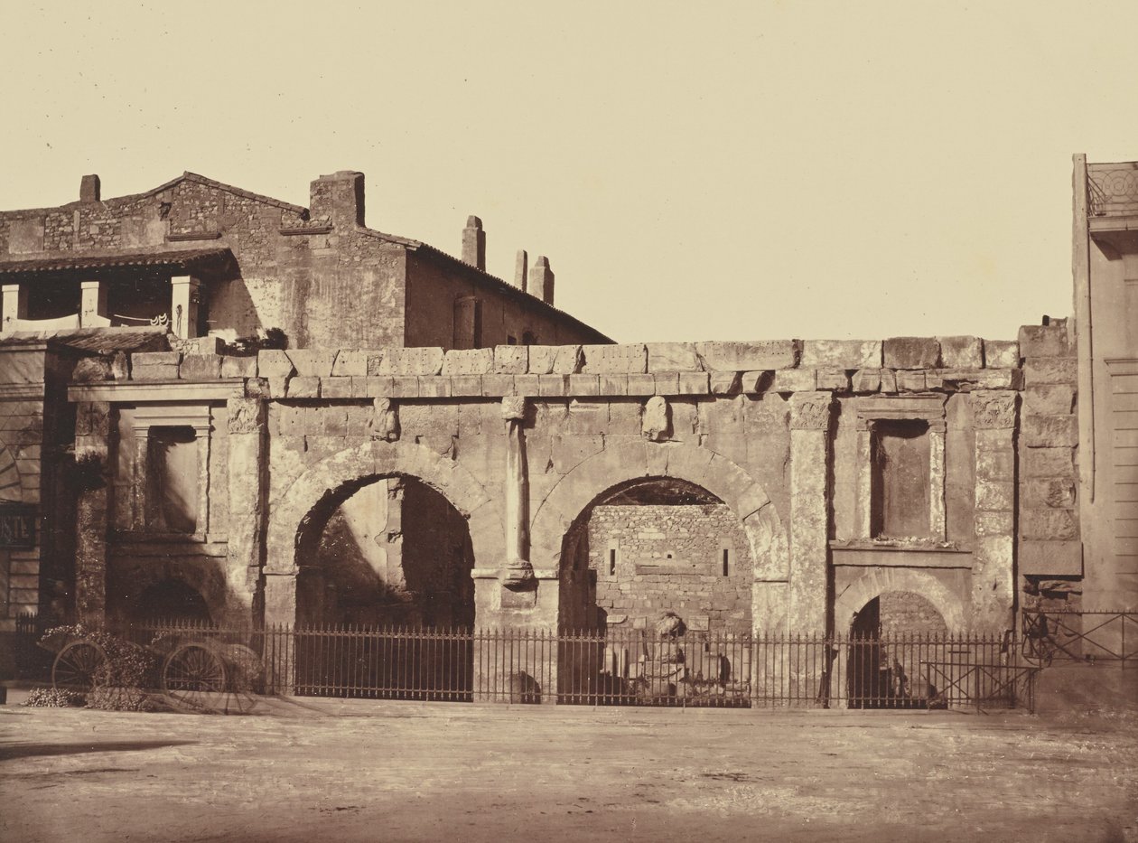 Nîmes. Porta di Augusto da Édouard Baldus