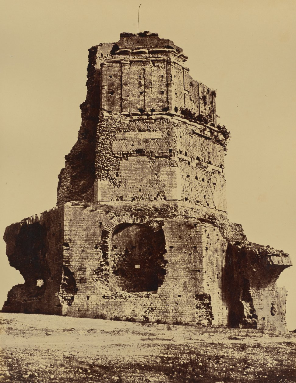 Nîmes. Tour Magne da Édouard Baldus